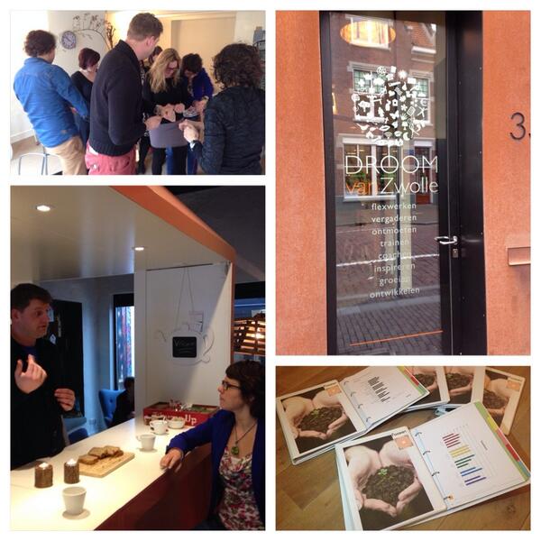 Eerste stappen zijn gezet! #uitjeprogrammering <a href="/droomvanzwolle/">droomvanzwolle</a> @sytskeribberink <a href="/ABCAnitaJanssen/">Anita Janssen</a> <a href="/RiniteVelthuis/">Rini te Velthuis</a> e.a.