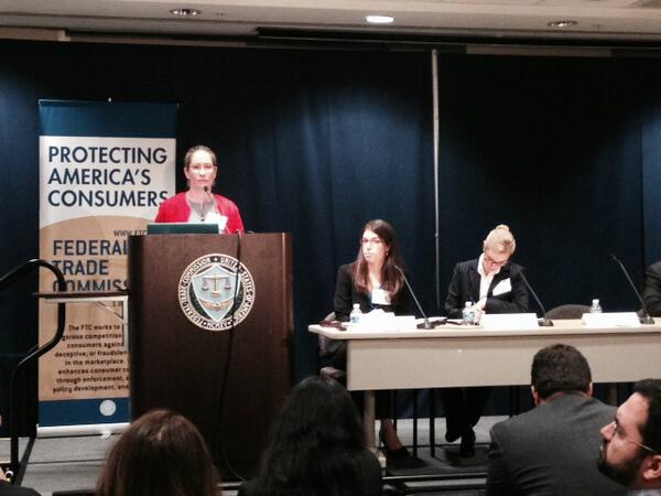 FTC's tweet photo. Awareness is a big design challenge, says Westerman. #FTCmobile http://t.co/bzvhZFtzoH