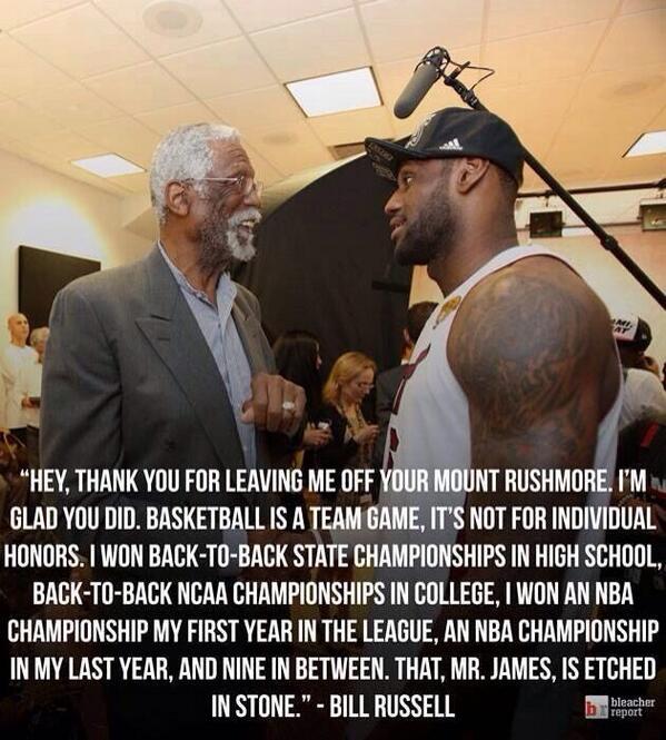 TopFBVids's tweet image. Bill Russell punking LeBron