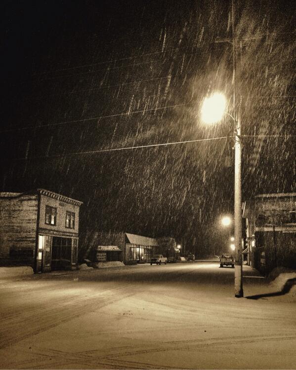 ReubenKrabbe's tweet photo. Main Street, Stewart BC. An old resource town only 2km from Alaska, and home to @LastFrontHeli Ripley Creek Lodge. http://t.co/eSZD5PKMk8