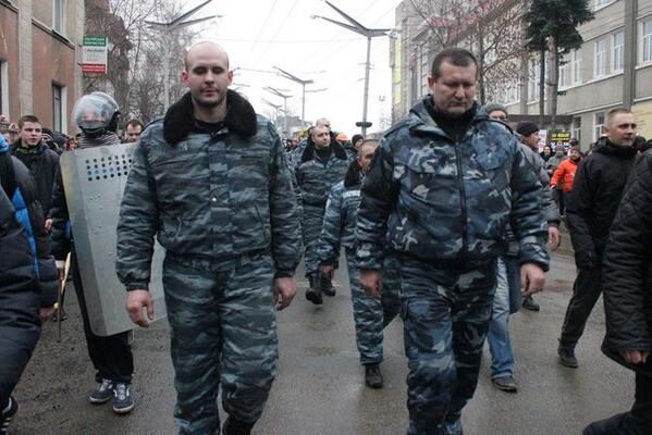 Ternopil Berkut Surrender