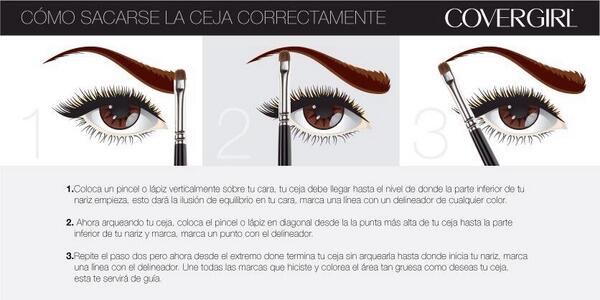 Aquí le mandamos un #tipcovergirl para sacarse las cejas!!! #bellalibrenatural