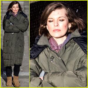 ClubMJovovich's tweet photo. @MillaJovovich Sports Cuts on Her Face for 'Survivor' Scene http://t.co/acZ8dWT1pG http://t.co/SArRXz80nb