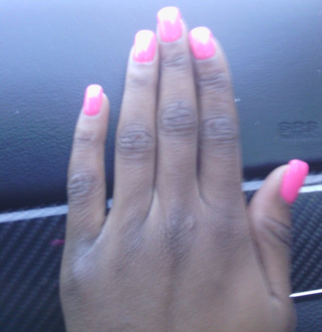 Fresh manicure :) I rock this color so well!! #truebarbie #ibleedpink #gaffeynails http://t.co/qSs9C<a href="/tag/truebarbie"class="tags"><span>#truebarbie</span></a><a href="/tag/ibleedpink"class="tags"><span>#ibleedpink</span></a><a href="/tag/gaffeynails"class="tags"><span>#gaffeynails</span></a>