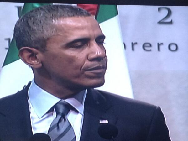 Agradecemos la hospitalidad de Toluca... No podré disfrutar del famoso chorizo: #Obama