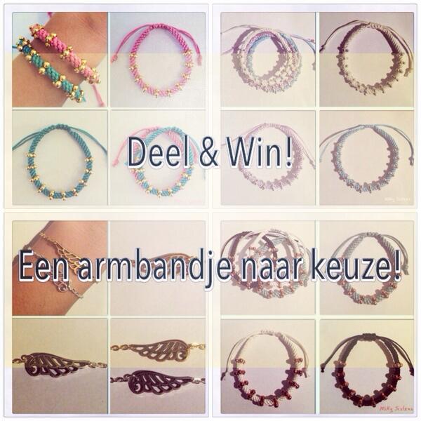 Om te vieren dat we 100 volgers hebben, een nieuwe Deel &amp; Win-actie op instagram <a href="/miky_sisters/">MiKy Sisters</a>! #new #actie #win