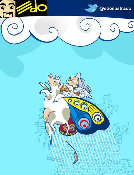 EdoSanabria's tweet photo. Caricatura EDO: Tío Simón http://t.co/oV6CNLNW7C