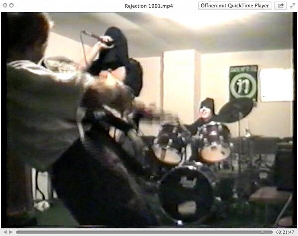 SHIRANU (@shiranu) on Twitter photo NY Hardcore vor 23 Jahren in Gatow bei Simon im Keller . 1991 . Rejection : Simon Gitarre / Leo Drums / Flo Micro NY Hardcore vor 23 Jahren in Gatow bei Simon im Keller . 1991 . Rejection : Simon Gitarre / Leo Drums / Flo Micro