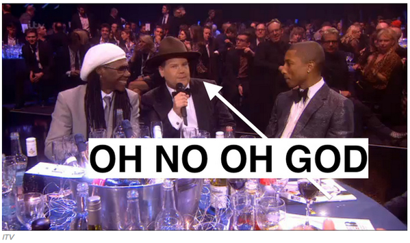BuzzFeedUK's tweet photo. 15 Times James Corden Made Everything Really Awkward At The Brit Awards http://t.co/64elDB0WOt http://t.co/Ae4HrAaCEa