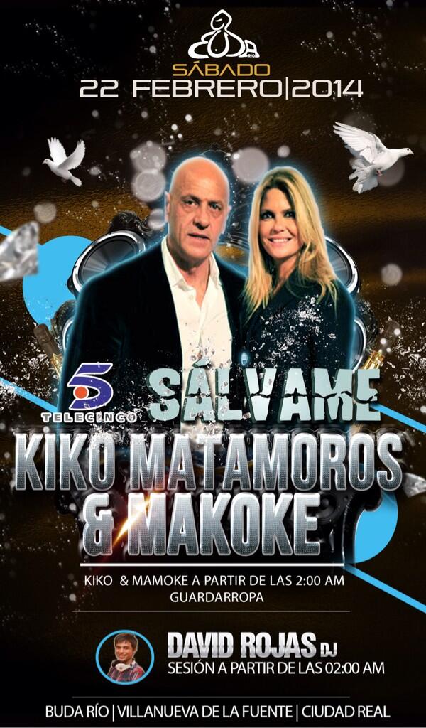 Kiko Matamoros y makoke en Buda río