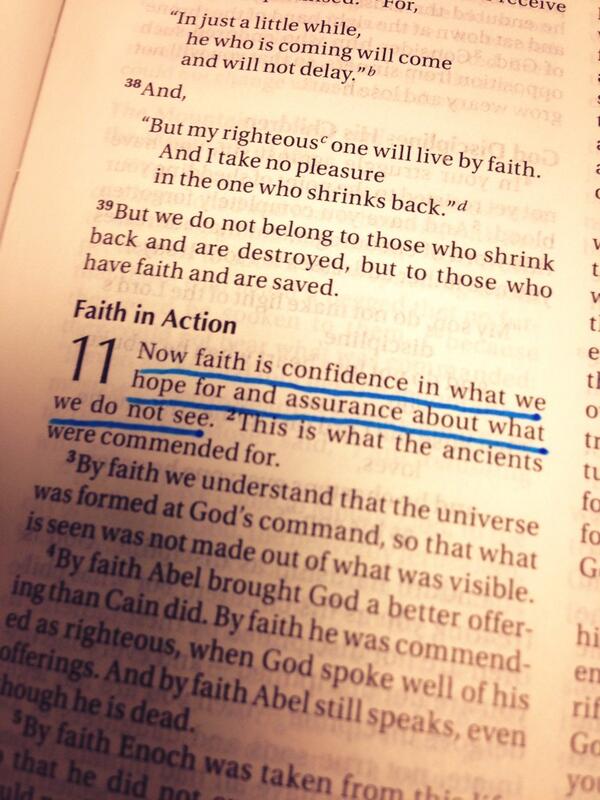 SAS_ENDSLAVERY's tweet photo. Now faith is confidence in what we hope for and assurance about what we do not see. Hebrews 11:1 http://t.co/DTJ4bNF2I1