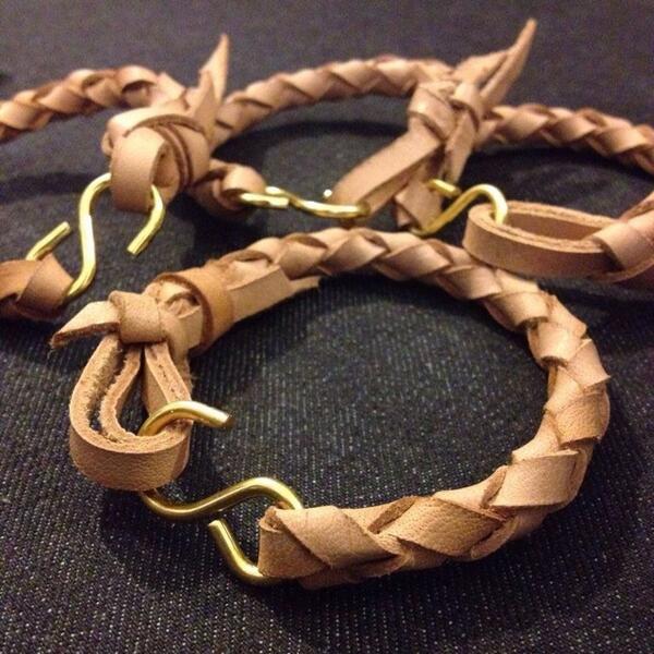 CFW braided bracelet in natural RM55 in stock.