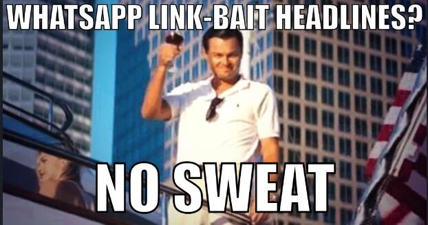 WhatsApp Link Bait