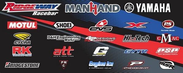 Manhand Ridgeway Yamaha team.<a href="/ManhandYamaha/">D & H Yamaha</a>