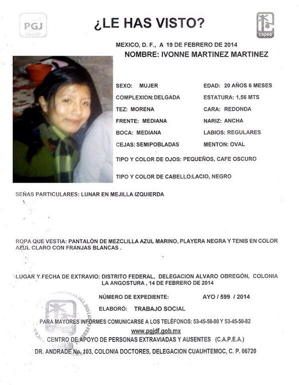 Marketing121's tweet photo. Persona desaparecida, por favor difundan http://t.co/9sh6X83kkV