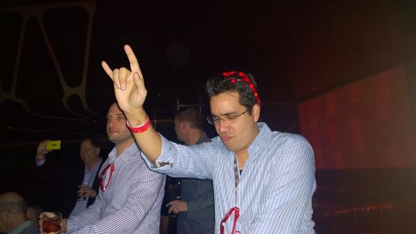 ortizmyers's tweet image. The man the myth the legend. David Mendies. #lyncconf @perficient