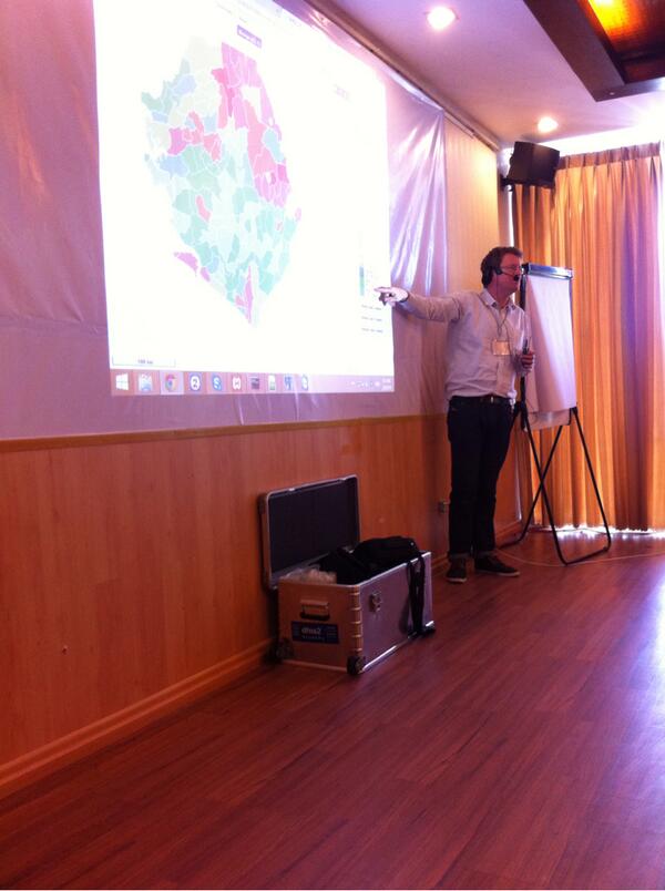 dhis_2's tweet image. Knut presenting the #gis module of #dhis2 during he Asia DHIS 2 Academy  2014. #dhis2academy