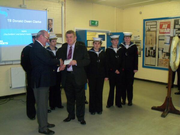 Chester-le-Street Sea Cadets raise £150 for <a href="/SSAFA/">SSAFA</a> durham thanks for your hard work it is appreciated <a href="/TyneSouthSCC/">Tyne South District</a>