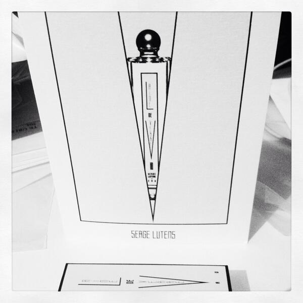 #SOTD #lainedeverre @SergeLutens_EN @SergeLutens just received my sample trying it out today