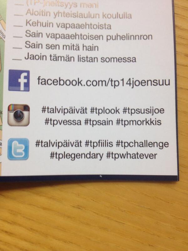 sool_ry's tweet image. #talvipäivät #tpfiilis #tpchallenge #tplegendary #tpwhatever näitä sitten seuraamaan viikonlopun ajan!