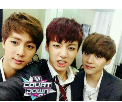 بانقتان في ام نيت كاونت داون اليوم جونغ كوك وشوقا وجين