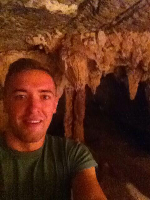 othb's tweet image. Just chillin in the world's oldest cave 👻