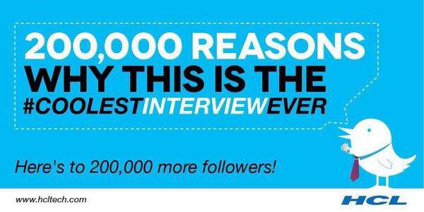 JayanChhaya's tweet image. #CoolestInterviewEver #ProudHCLite