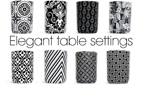 ethicaldotmkt's tweet photo. Are you planning your #wedding table setting? These #monochrome votives would look beautiful http://t.co/F6mQIDza7P http://t.co/Sj6FfzPN4f