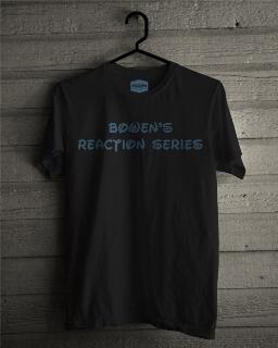 Bowen's Reaction Series (Black edition) Front Side, IDR 85K, combed 20s, code : F-01 #checkthisout