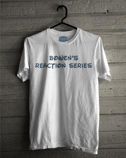 Bowen's Reaction Series (White edition) Front Side, IDR 85K, combed 20s, code : F-01 #checkthisout