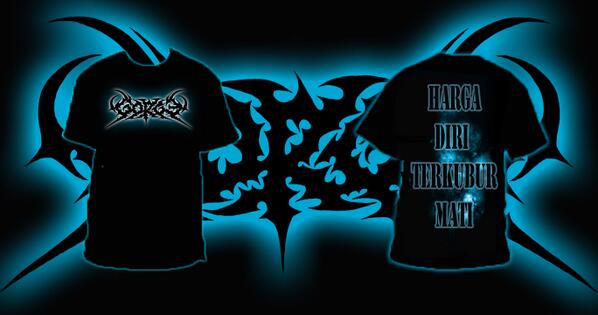 Out now ts GORGE Cotton combed black 24s dark blue 30s available size M&amp;L ink:plastysol idr 110 k