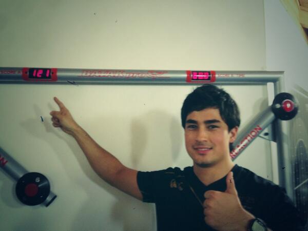 imstockinger's tweet photo. Hate this shit machine; but I finally made it passed the 120 mark! Having a good week of training! #Hardwork #Lotus http://t.co/gAzIonFDRj