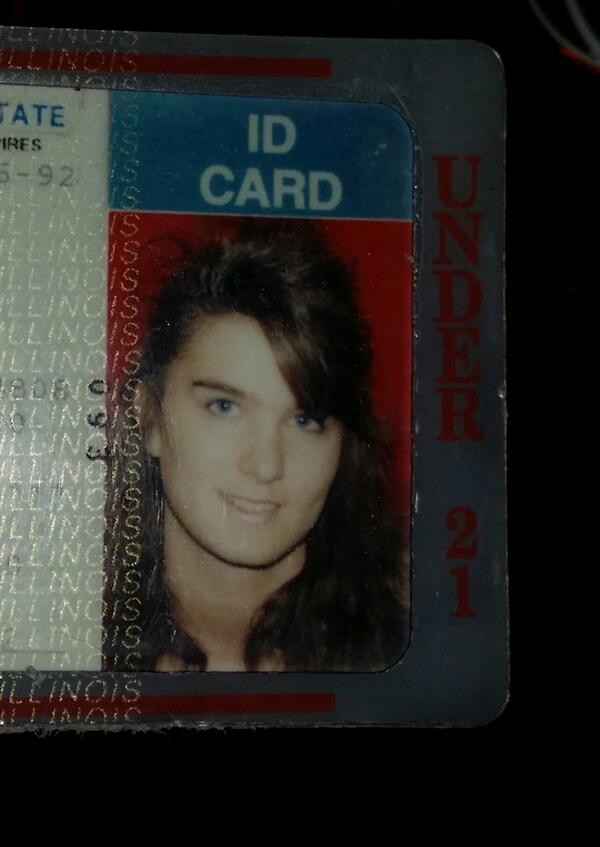 sparklinzebra's tweet photo. #tbt Just came across this old ID. HAHA I had just turned 20 in this photo! :D http://t.co/V33cS2AzXA