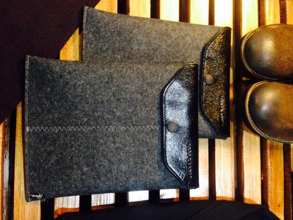 Howe_Clothing's tweet photo. Working together to make beautiful things with @GrafLantz - #iPadCase #howeCool http://t.co/mJ6go536LQ
