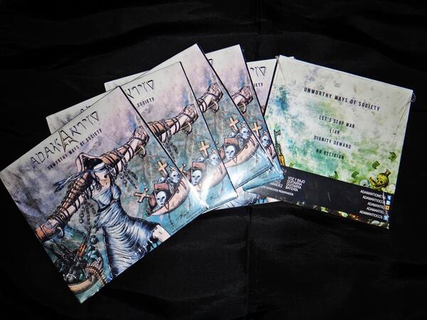 Recuerda aun puedes adquirir nuestro Ep "Unworthy ways of Society" #Alaventaya