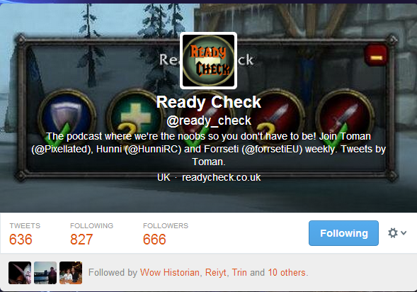 LessonsInLore's tweet image. Ha! My follow just made @ready_check 's follower count 666! #PodcastOfTheBeast