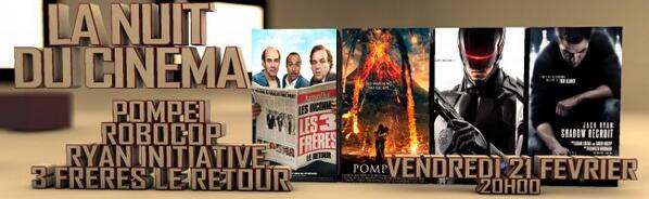 OTPloermel's tweet photo. Demain, c'est la nuit du cinéma au Cinélac à 20h. 4 films + une collation +  animation+ petit déjeuner pour 20 €. http://t.co/rTzWz1l9wy