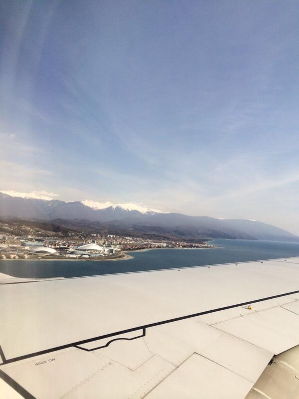 Evypersson's tweet photo. Prepare for landing! #os #sochi http://t.co/eFPd1vcc64