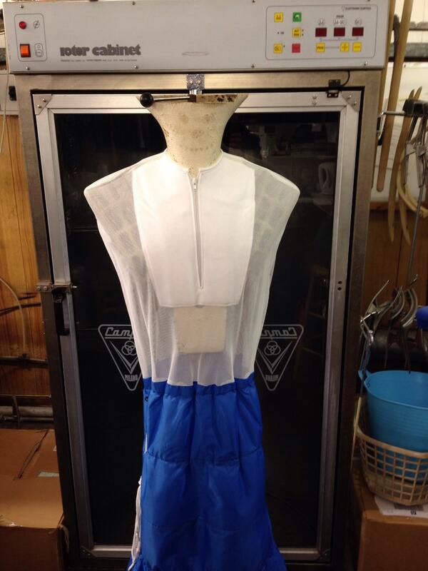 For those of you who might wonder what is part of the jacket pressing process.