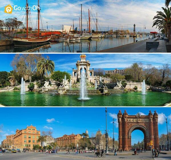 Oh_Barcelona_ES's tweet photo. ¿En cuál de estos 3 lugares de #Barcelona te gustaría estar ahora mismo? http://t.co/yCHrRcYCTg