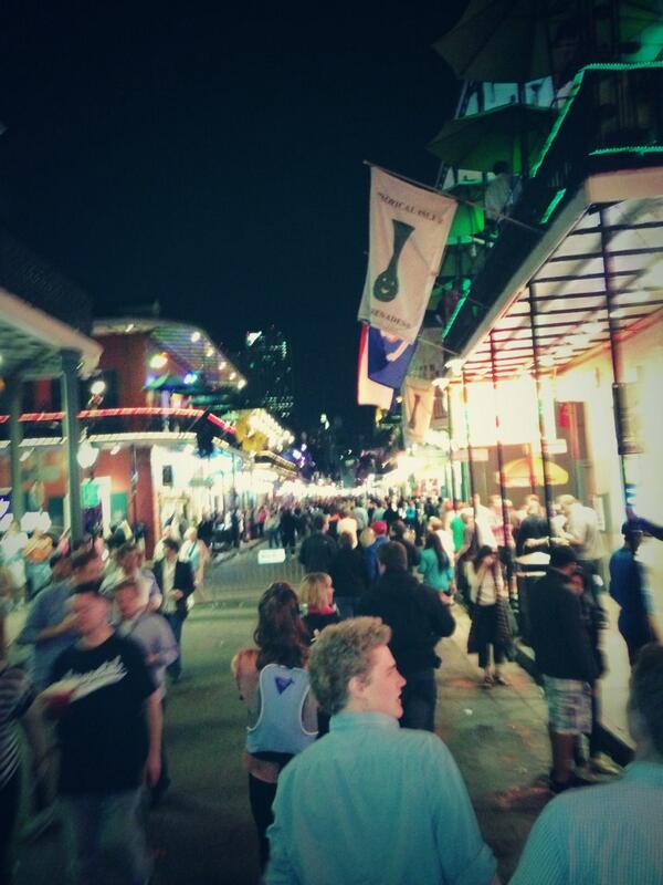 JimmRedman's tweet photo. Quick stop to Bourbon Street on Spring Break, only a few weeks lefts until the greatest week of the year! #tbt http://t.co/2ccIdCslGc