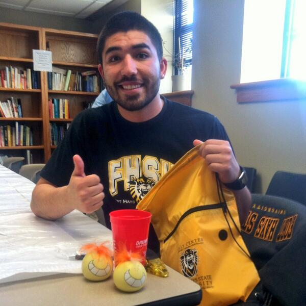 Winner of the #FHSUSASOCIAL twitter competition @eduub44