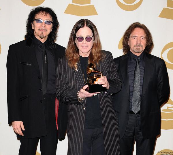 BlackSabbath's tweet image. "This time everything fell into place and it felt great." - Tony Iommi at @TheGRAMMYs 2014