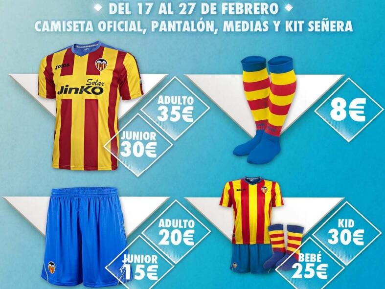 plátano ligado Roca Valencia CF on Twitter: "¿Quieres lucir la camiseta de la Senyera?  Aprovéchate de los 10 días especial Senyera http://t.co/2AKMapQGjn  http://t.co/nkaJOmyAF2" / Twitter