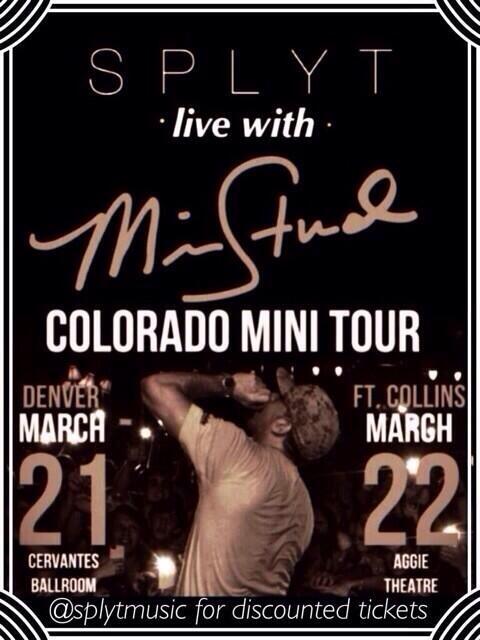 Mike Stud tickets also going fast especially in FoCo!
