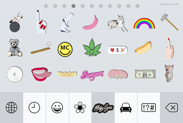 MileyInTheUK's tweet photo. “@TheGirlw7Things: If Miley Cyrus had her own Emojis, this is what a few of them would look like: http://t.co/kcdrZ1SBvo”