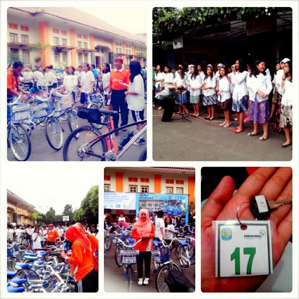 Today present: Launching Eco-Transport at <a href="/smpn7bandung/">SMPN 7 Bandung</a> w/ <a href="/ridwankamil/">Ridwan Kamil</a> #Dirut Pertamina etc.. | by  <a href="/mspurwanida/">Mega Sri Purwanida</a>