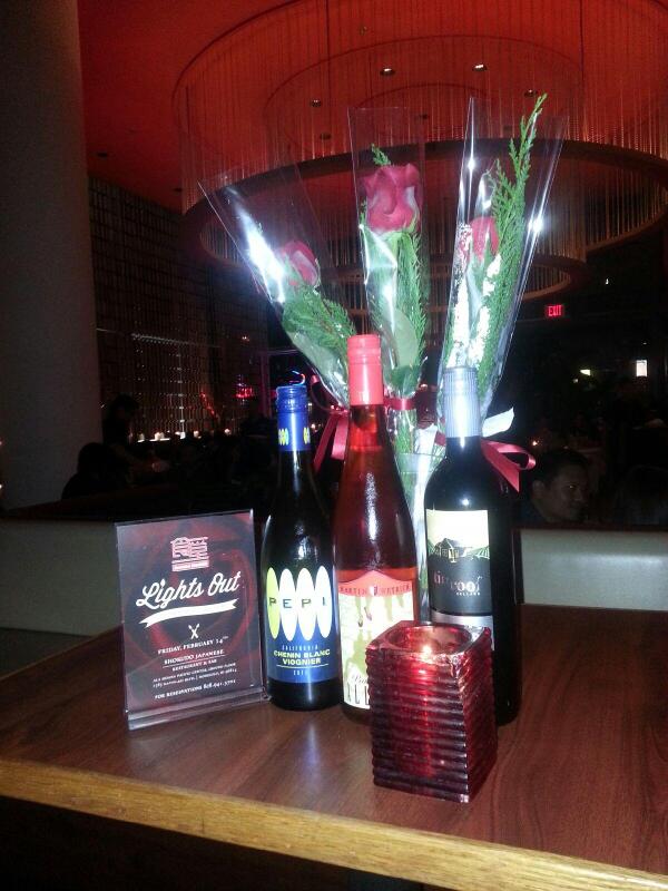Valentine's "Lights out" with M&amp;W, Pepi and Tin Roof @ Shokudo Sushi Oahu HI.  Mahalo Kepe.