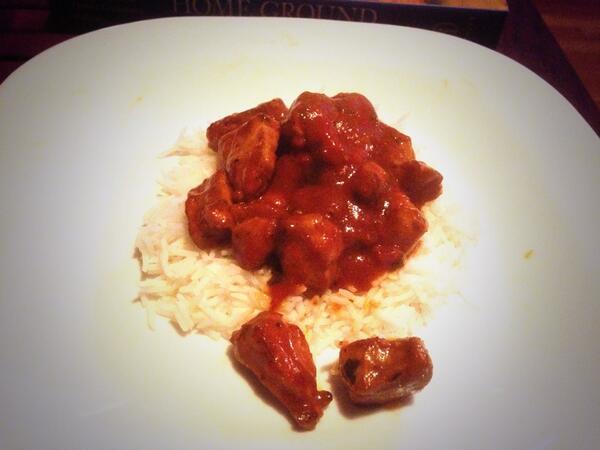 SKTricca's tweet photo. Rabbit Tikka Masala #meateater http://t.co/0dG04JIhDK