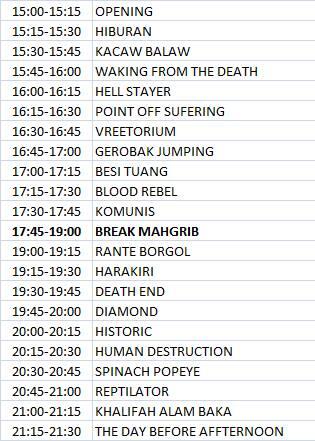 Rundown GALANG TERIAK,be there lads,...!